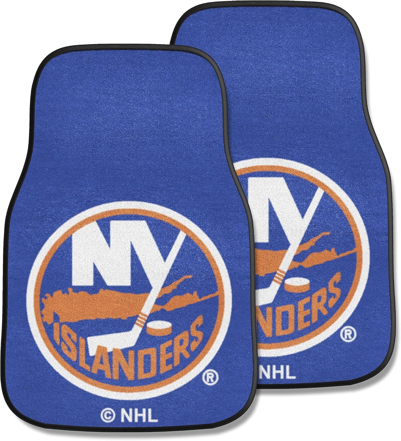 FANMATS NHL Unisex-Adult Front Carpet Car Mat Set - 2 Pieces