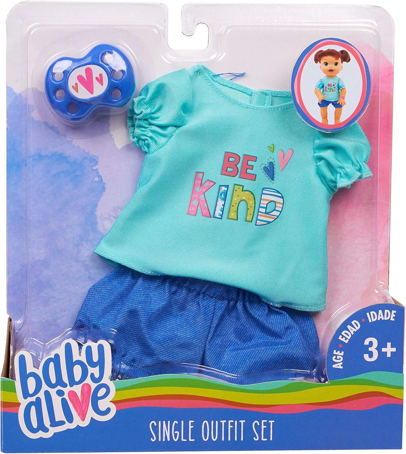 Baby Alive Single Outfit Set - Teal Tee