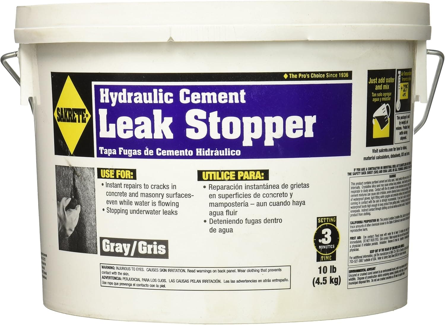 SAKRETE of North America 60205005 Leak Stopper, 10 lb