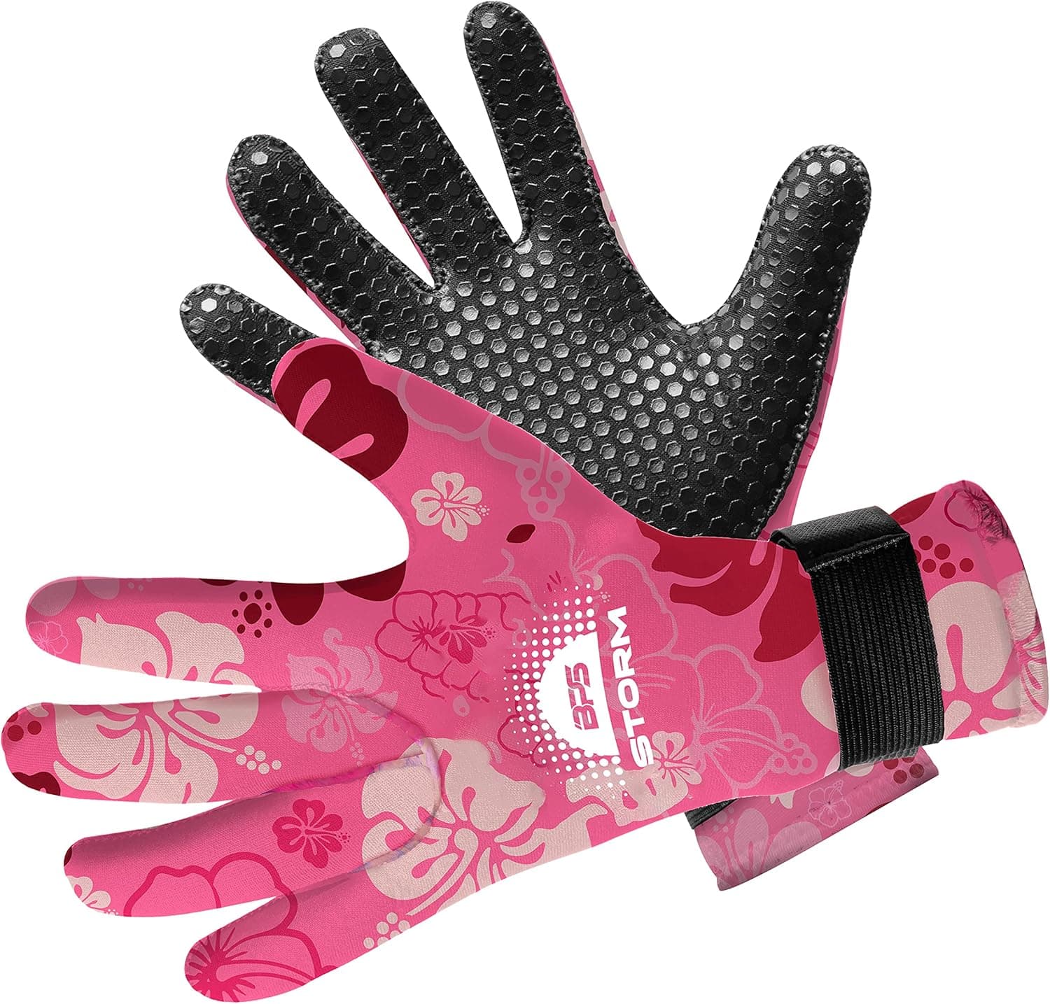 BPS Water Gloves, 3mm & 5mm Neoprene Five Finger Wetsuit Gloves for Diving, Snorkeling, Kayaking, Surfing, Winter, Canoeing, Kayaking and Other Water Sports