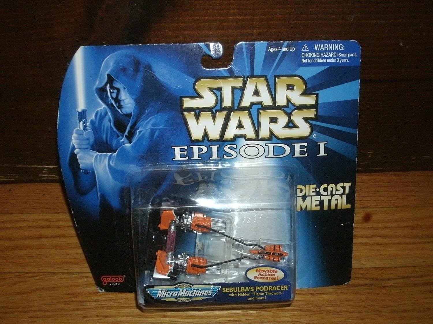 Star Wars Episode I Action Fleet Vehicle with Figure: #3 Sebulba's Podracer with Sebulba