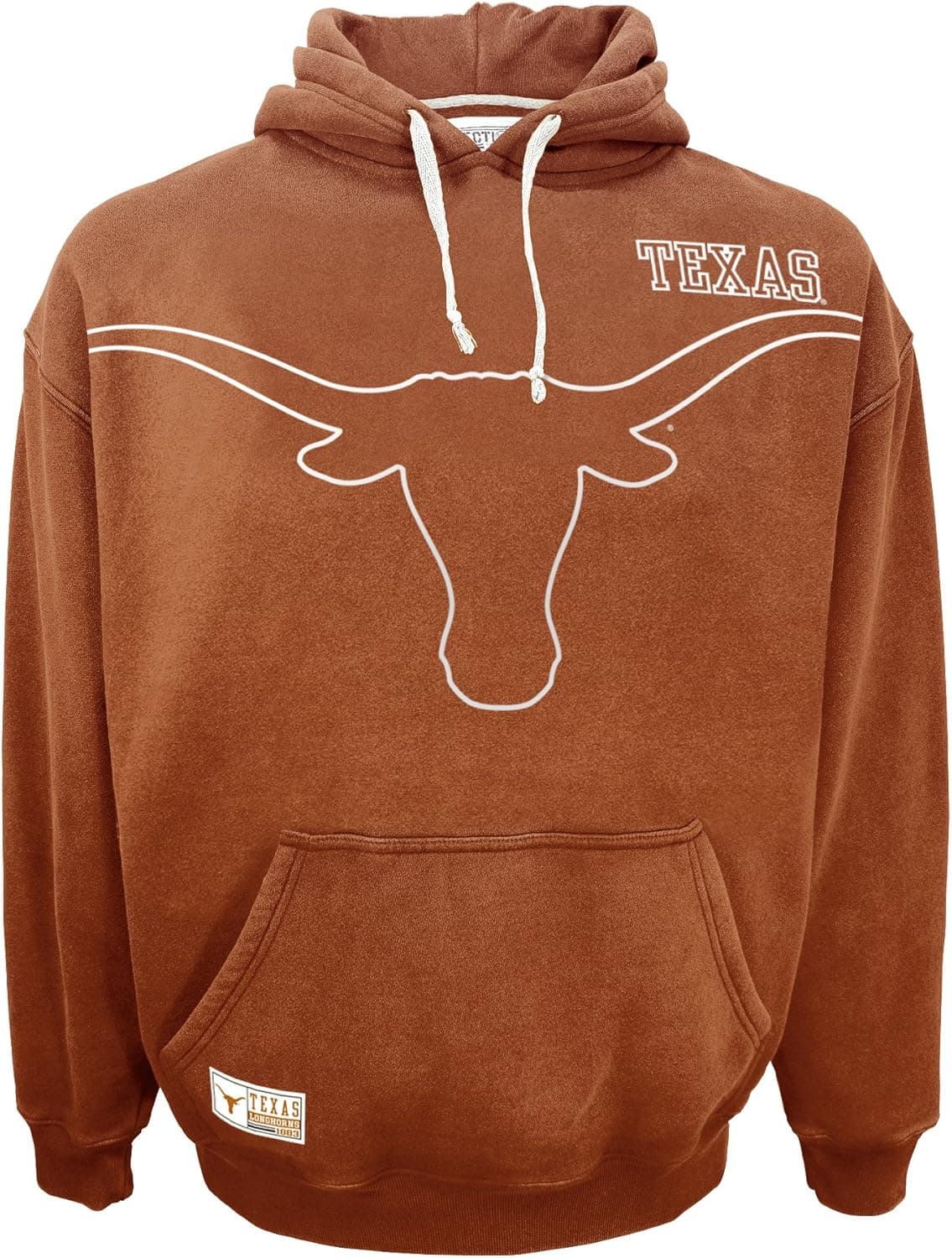 NCAA Men's Texas Longhorns Faded Glory Pullover Sandblasted Hooded Fleece