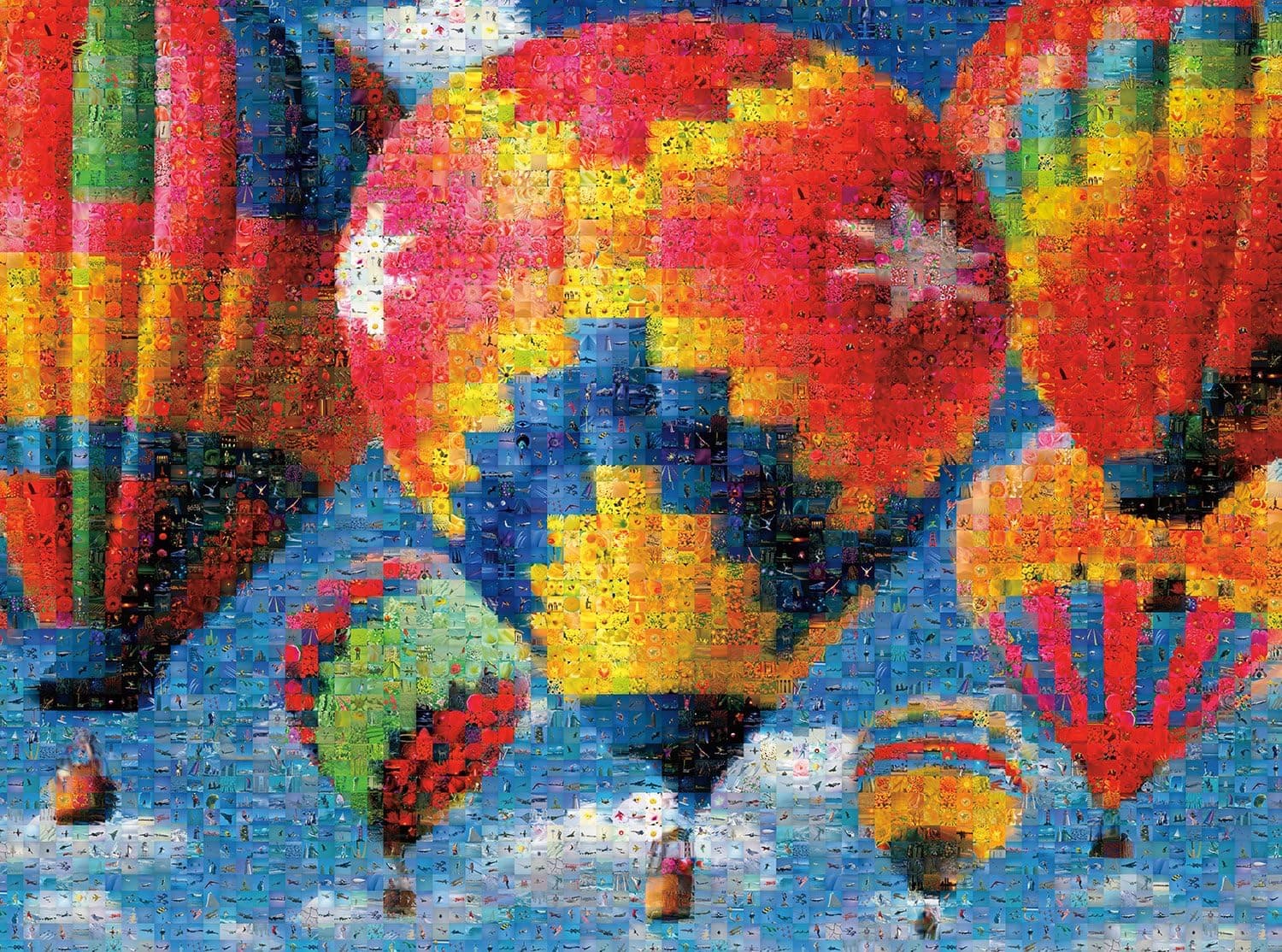 Buffalo Games - Photomosaic - Balloon Race - 1000 Piece Jigsaw Puzzle