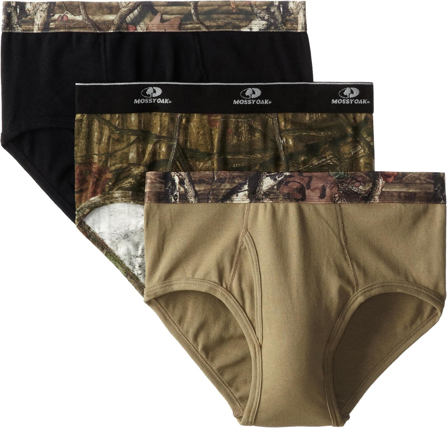 Mossy Oak Men's Briefs (3-Pack)