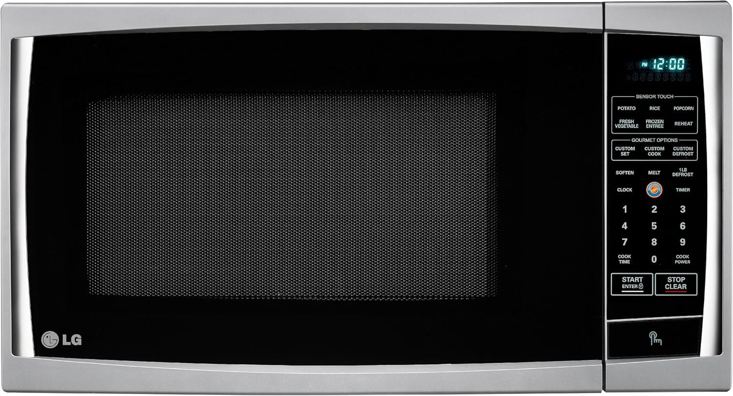LG LCRT1510SV 1.5 Cu Ft Counter Top Microwave Oven With True Cook Plus and EZ Clean Oven, Silver Color