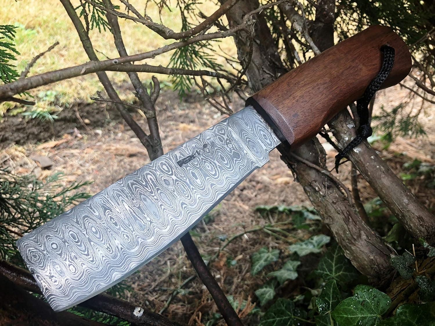 Perkin Knives - Damascus Steel Knife - Hunting Knife - Machete