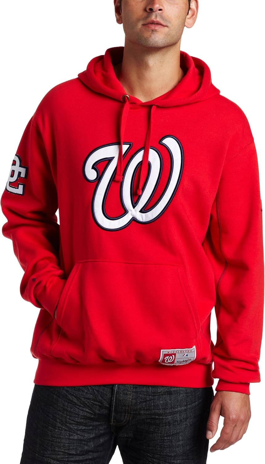 MLB Washington Nationals Be Proud Long Sleeve Hooded Fleece Pullover