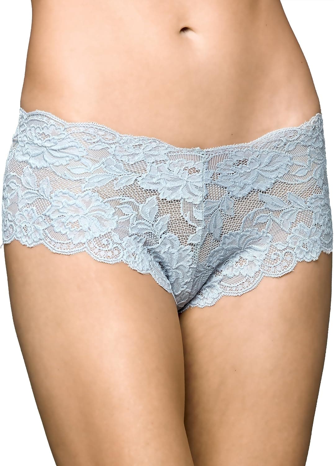 Julianna Rae Boy-Short for Women, Soft Lace Underwear, Elegant Fit, Tresor