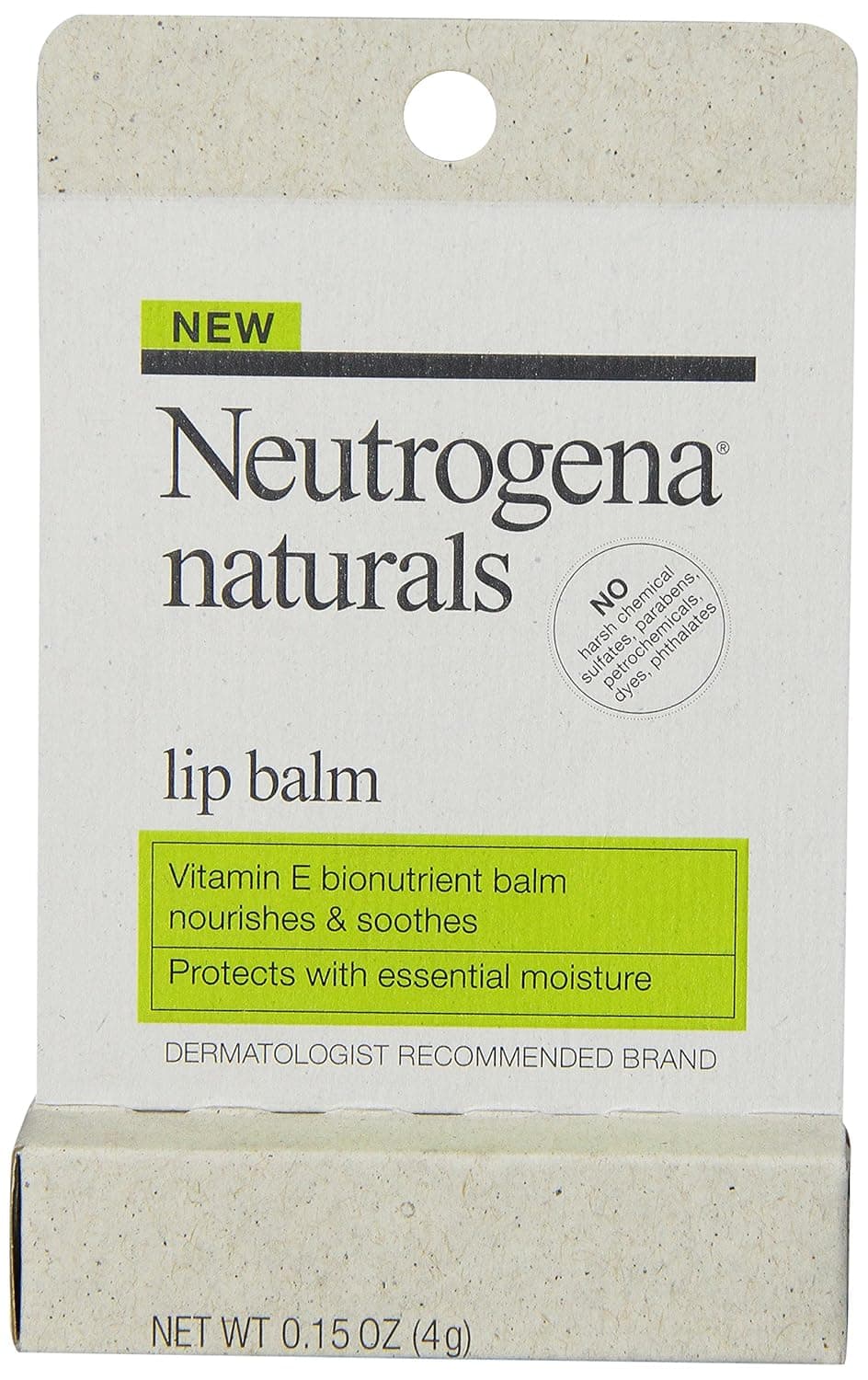 Neutrogena Naturals Lip Balm, 0.15 oz