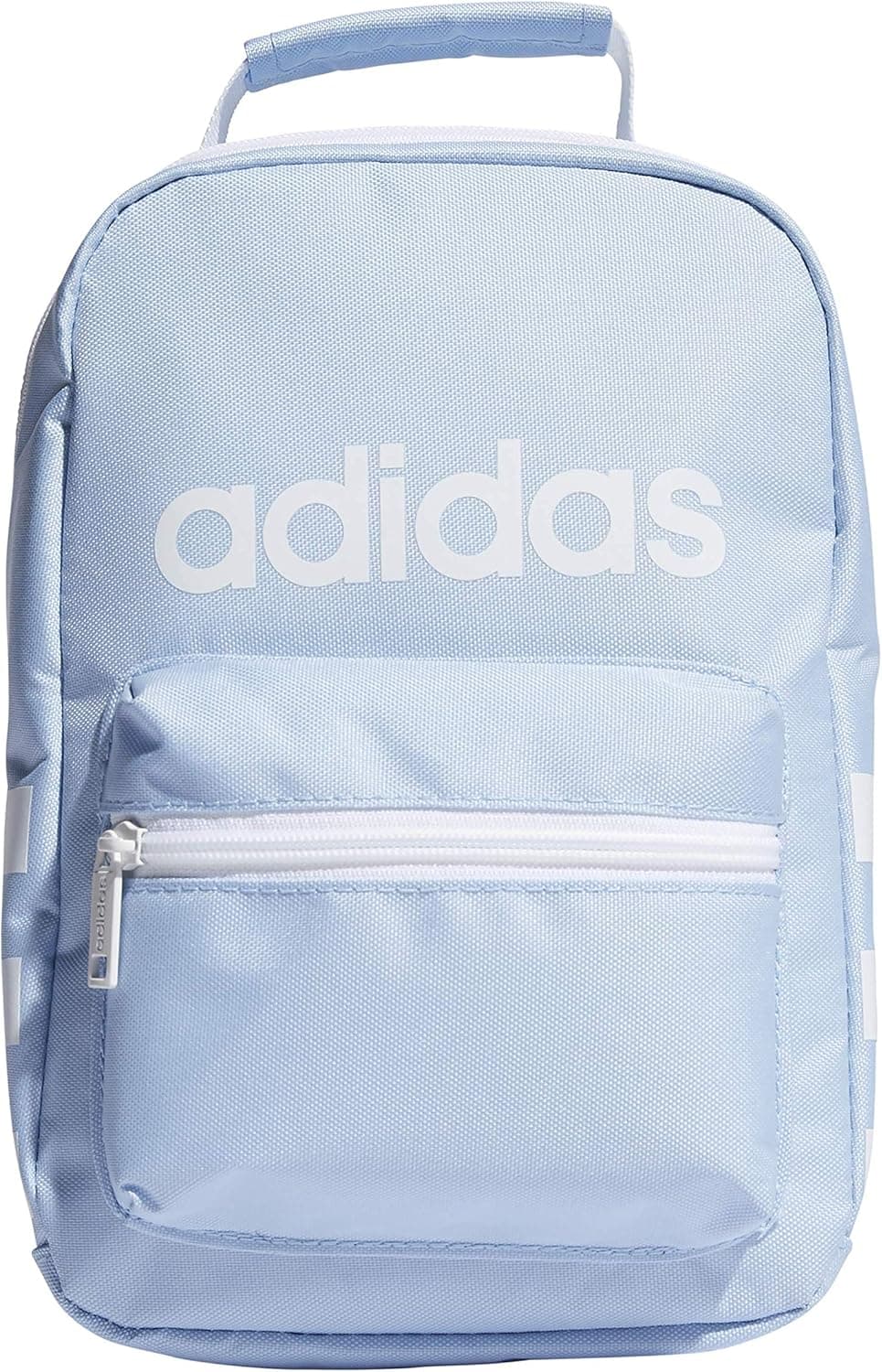 adidas Unisex Santiago Insulated Lunch Bag, Glow Blue/ White, ONE SIZE