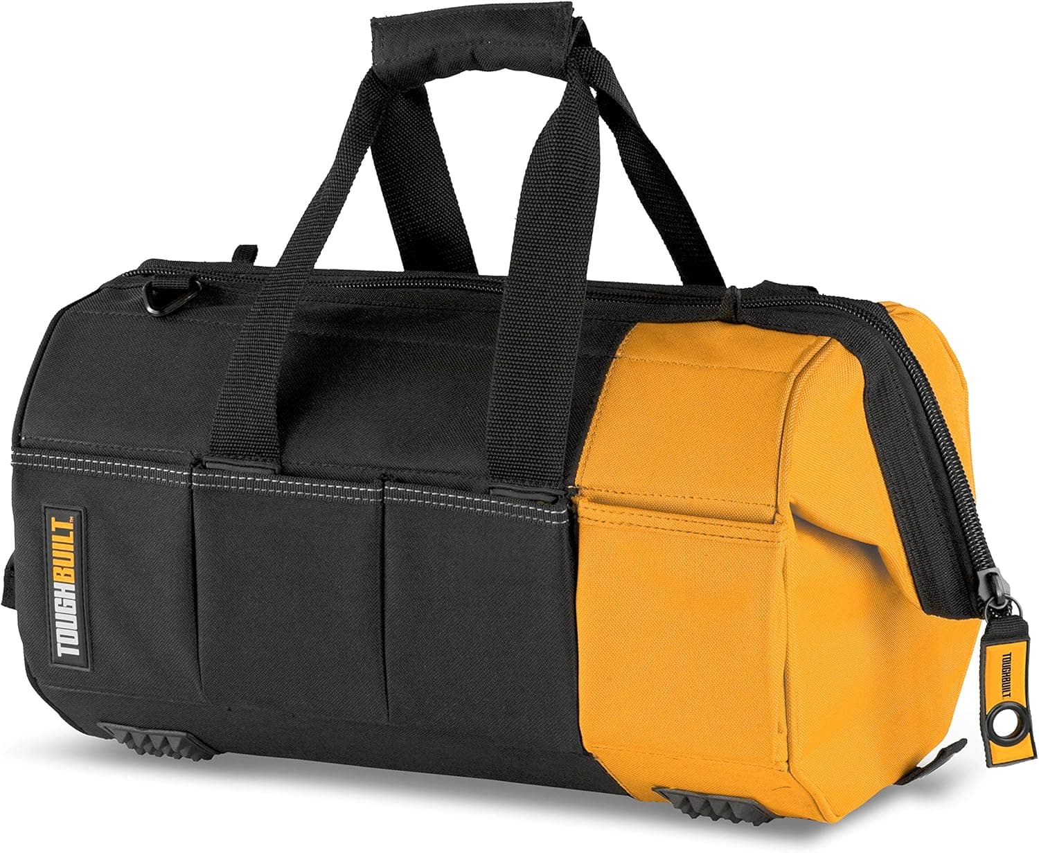 TOUGHBUILT TOU-60-16 16" Massive Mouth Bag, Black/Yellow