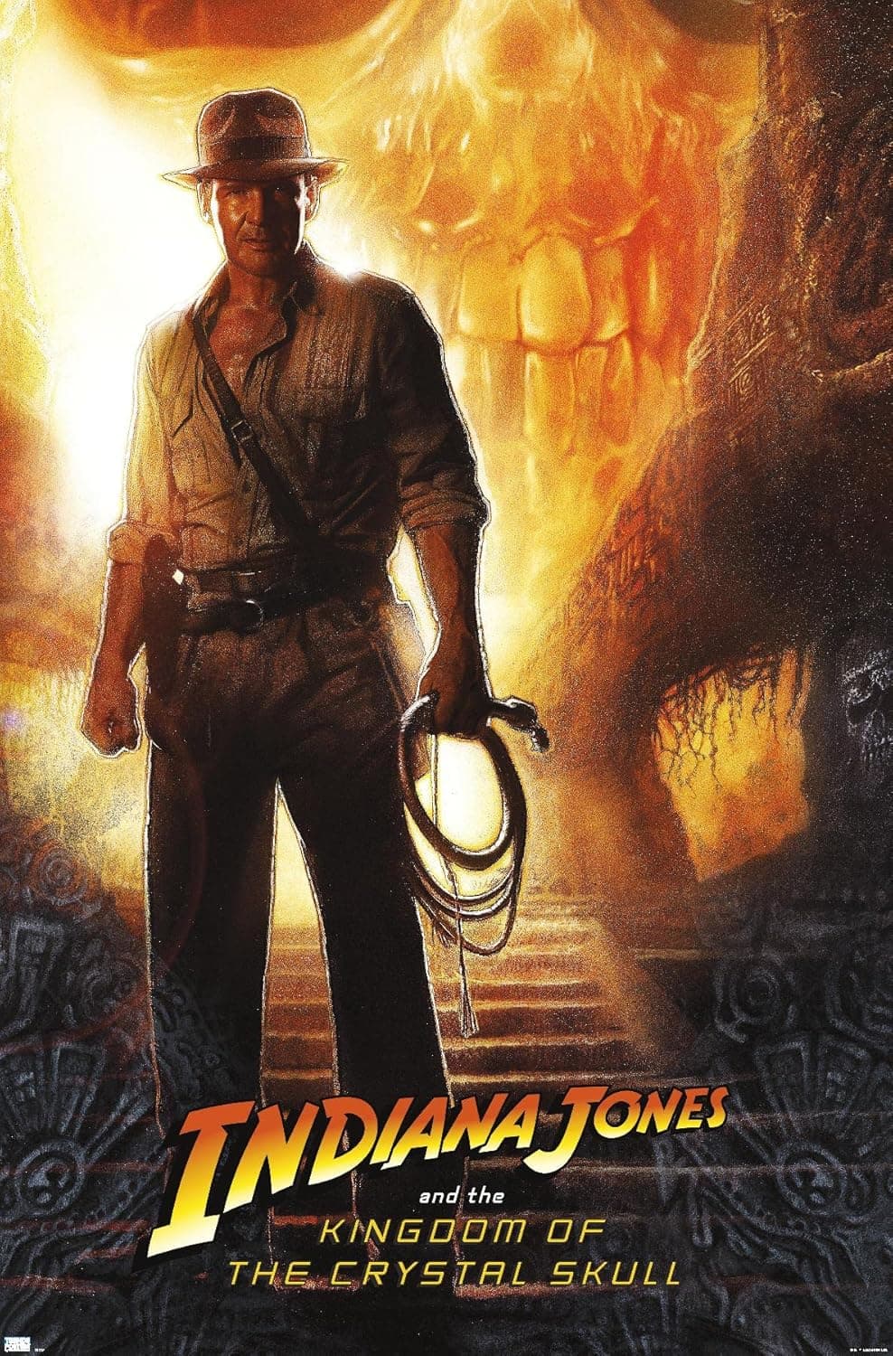 Trends International Indiana Jones And The Kingdom Of The Crystal Skull - One Sheet Wall Poster, 22.375" x 34", Premium Unframed Version