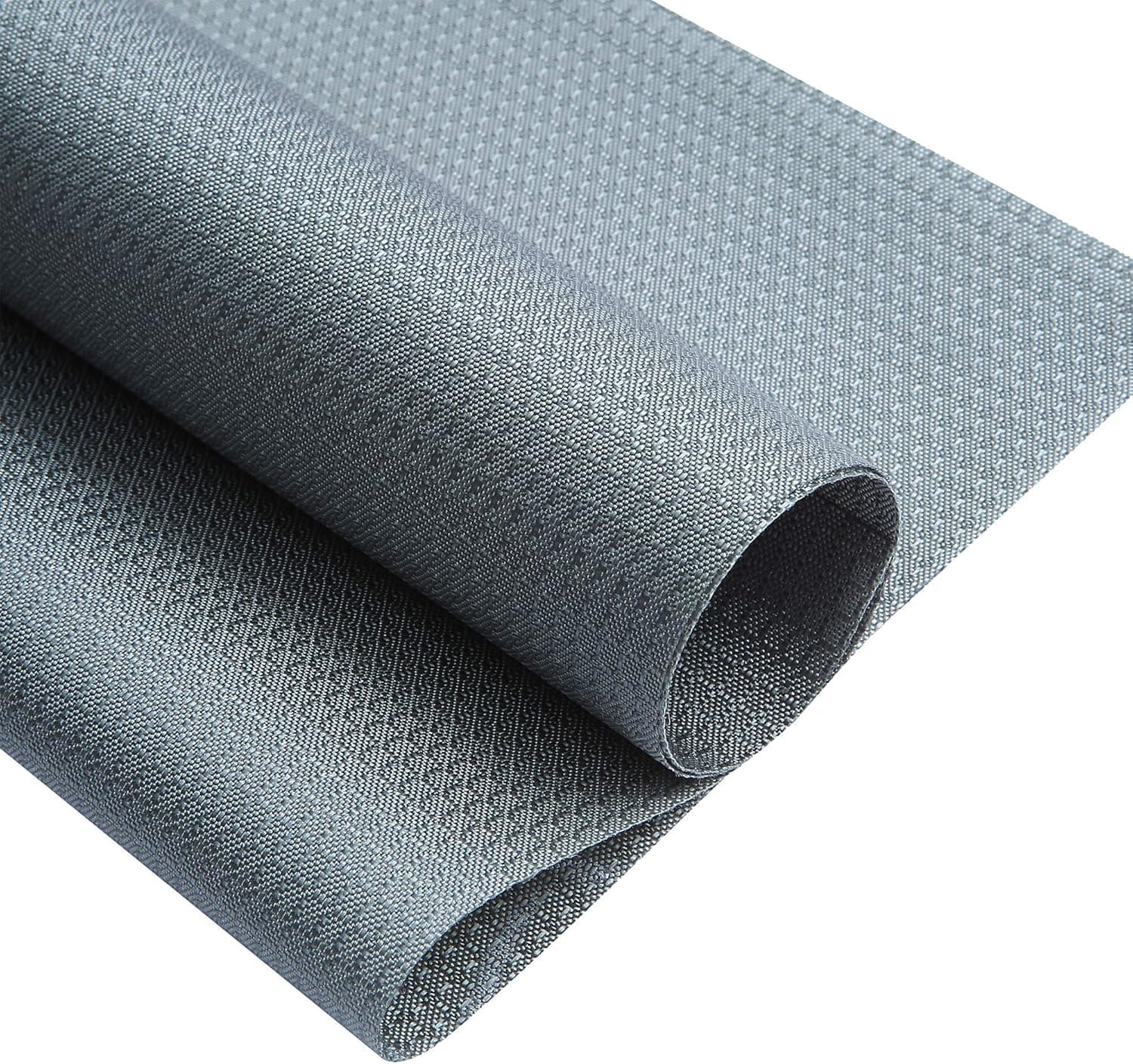 Outdoor Fabric Light Gray 420 Denier Ripstop Nylon Fabric 60" Wide Waterproof for Tent Water Repellent Dustproof Airtight Inflatable Curtains Tarp Cover（1 Yard）