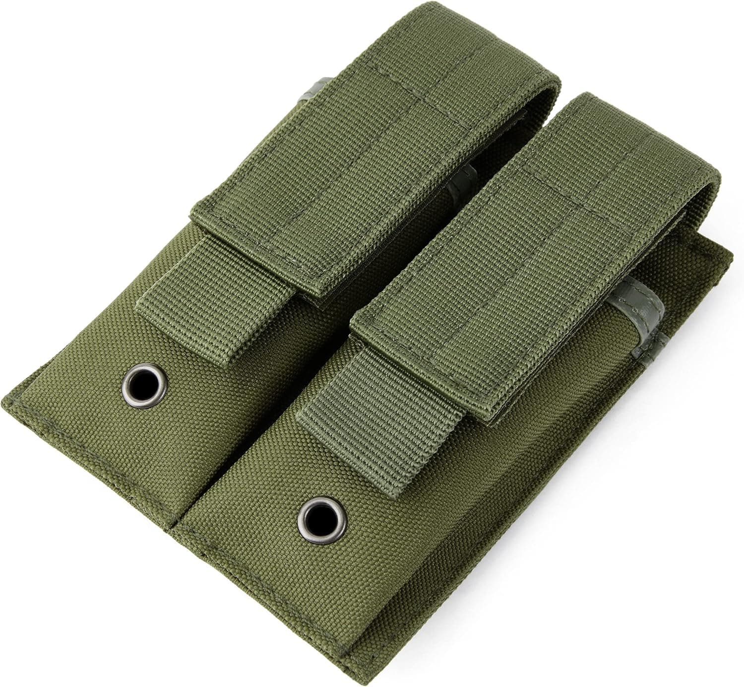PEXBEE Molle Double Pistol Mag Pouch Mag Tool Organizer Holder Tactical Pistol Magazine Pouch