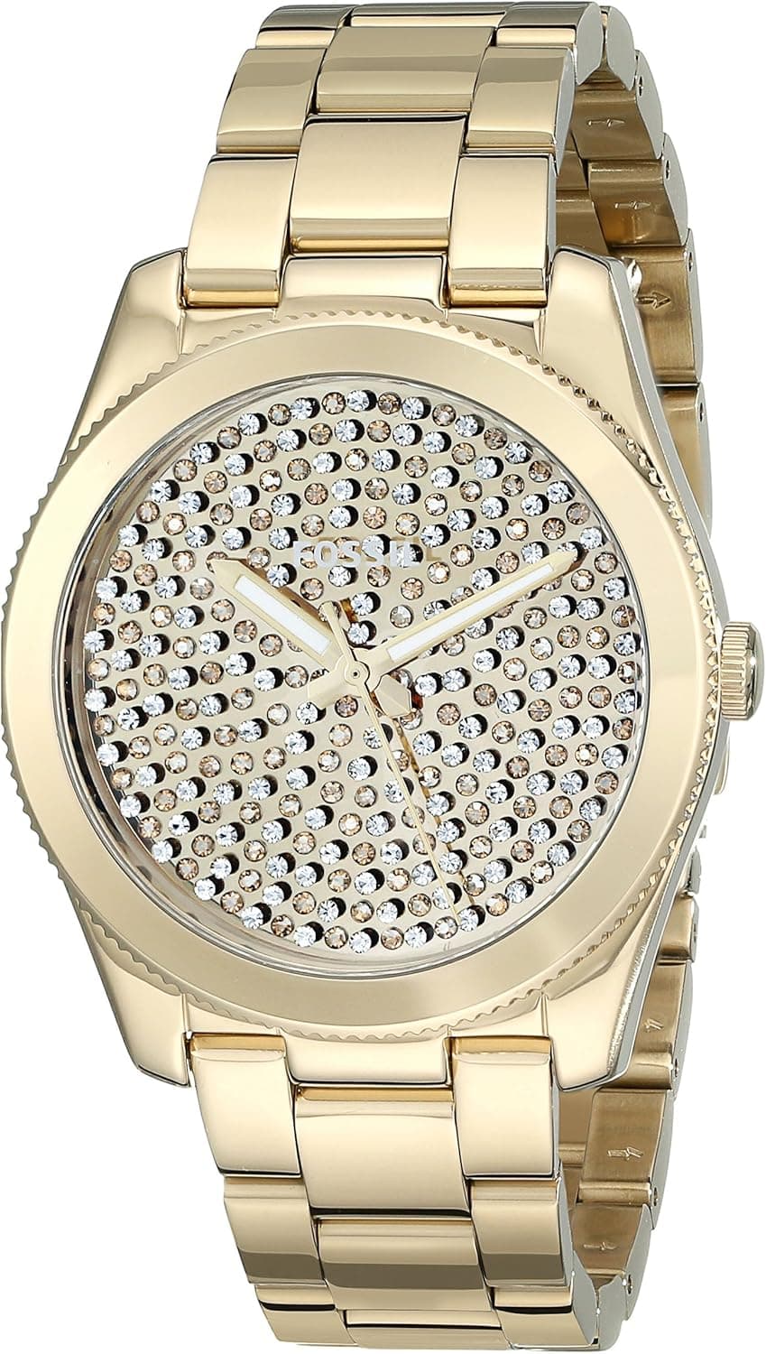 Fossil Women's ES3689 Perfect Boyfriend Three-Hand Stainless Steel Watch - Gold-Tone