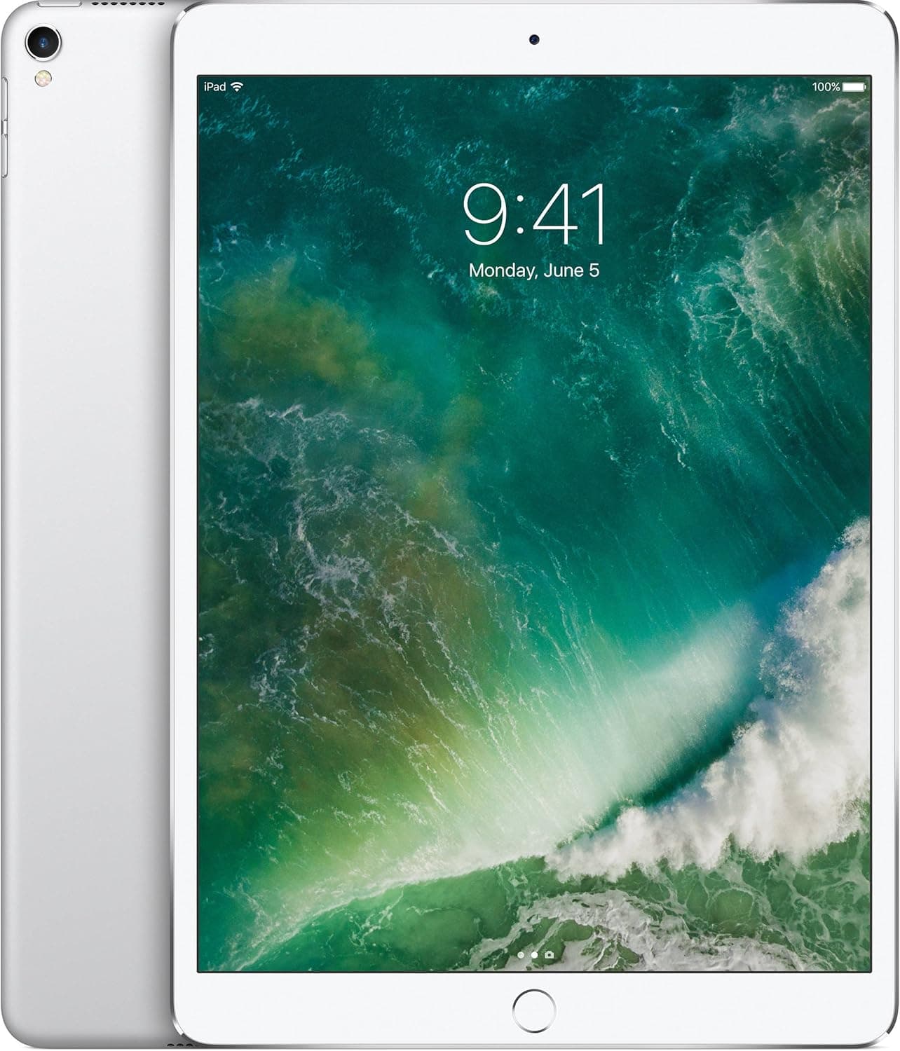 2017 Apple iPad Pro (10.5-inch, Wi-Fi + Cellular, 64GB) - Silver (Renewed)