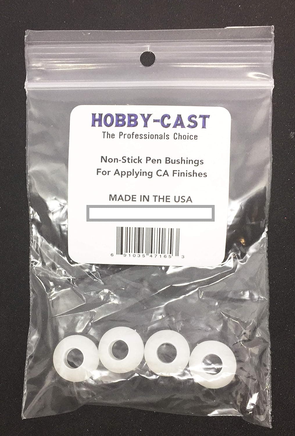 Hobby-Cast Non Stick Bushings for CA Finishing Pen Turning