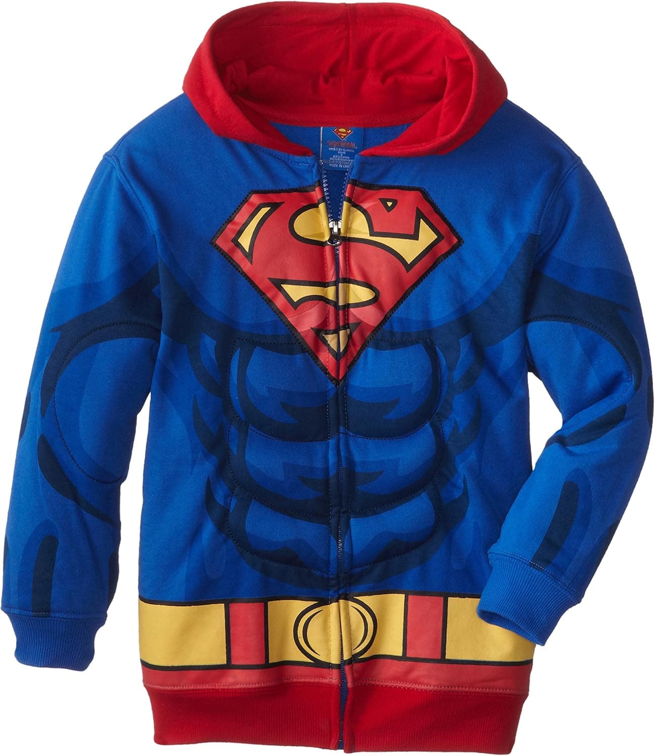 DC Comics Boys' Superman Puffed Hoodie