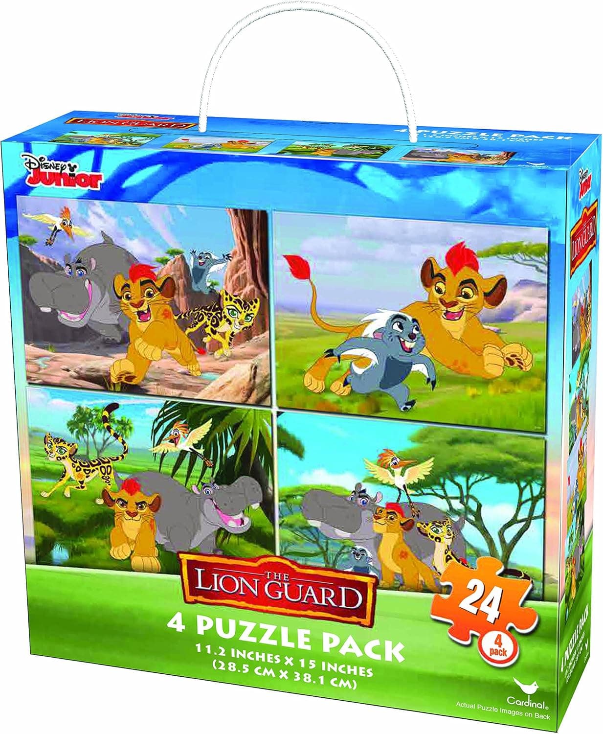 Disney The Lion Guard Puzzle (24 Piece), 4 Pack