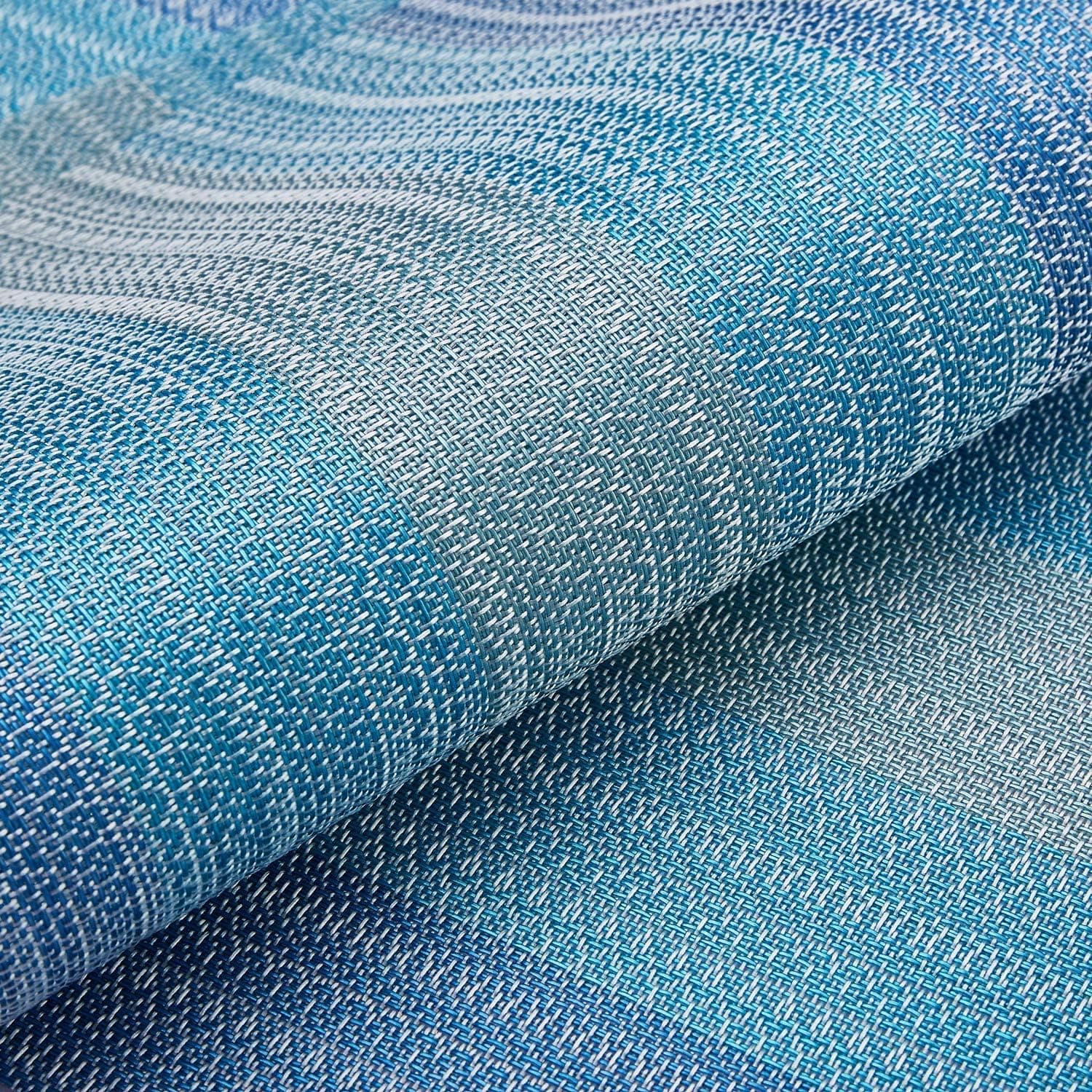 GLE2016 Placemats Washable Dining Table Place Mats PVC Kitchen Table Mats Non-Slip Heat-Resistant Placemats, Set of 6