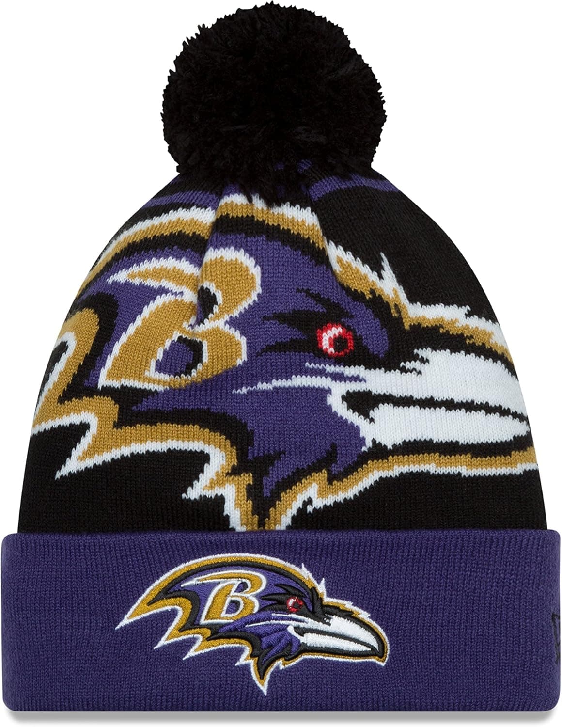 New Era NFL Logo Whiz Pom Beanie