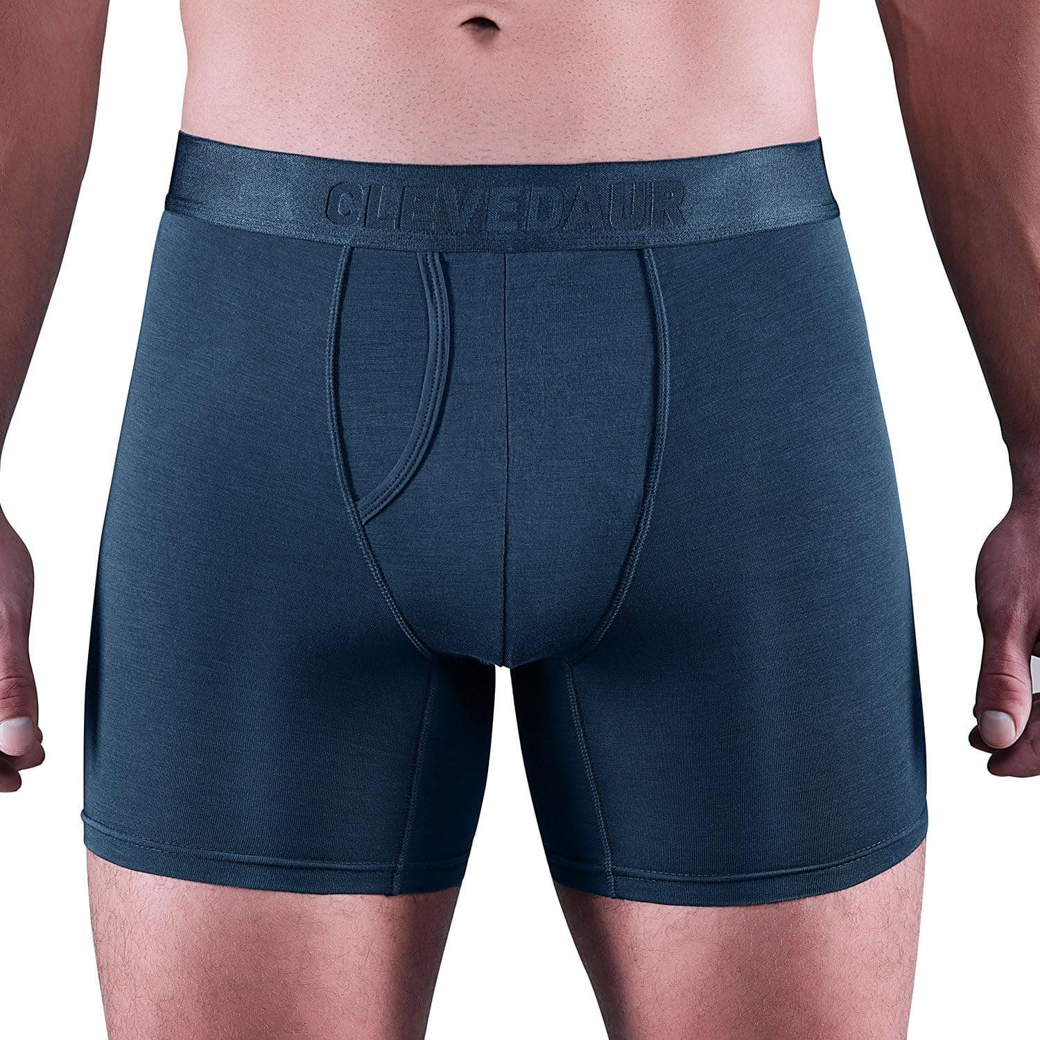 Mens Underwear Boxer Briefs Ultra Soft Modal Boxer Briefs Breathable Men's Underwear Navy L (1 Pack)