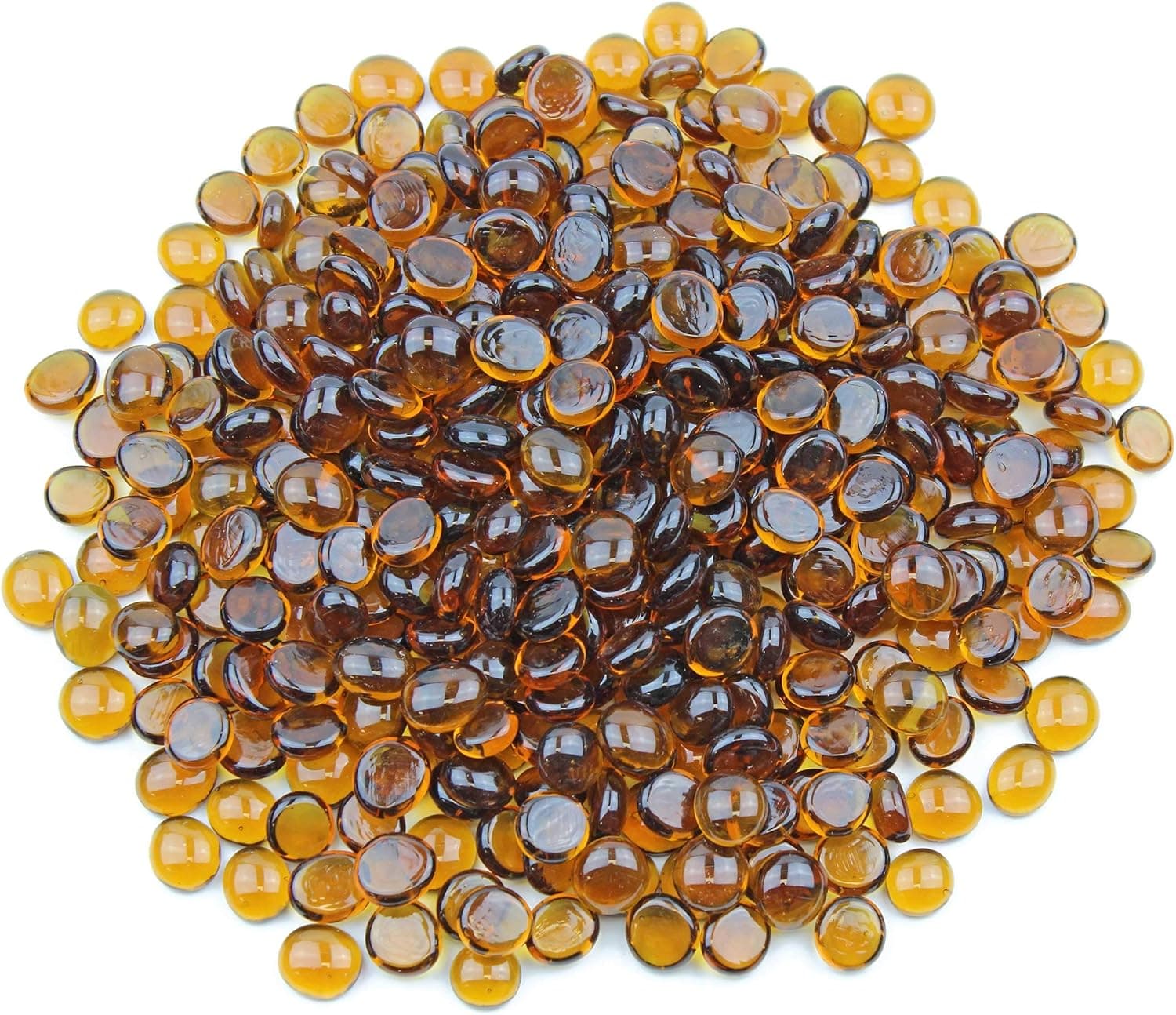 Gemnique Mini Glass Gems - Amber (48 oz.)