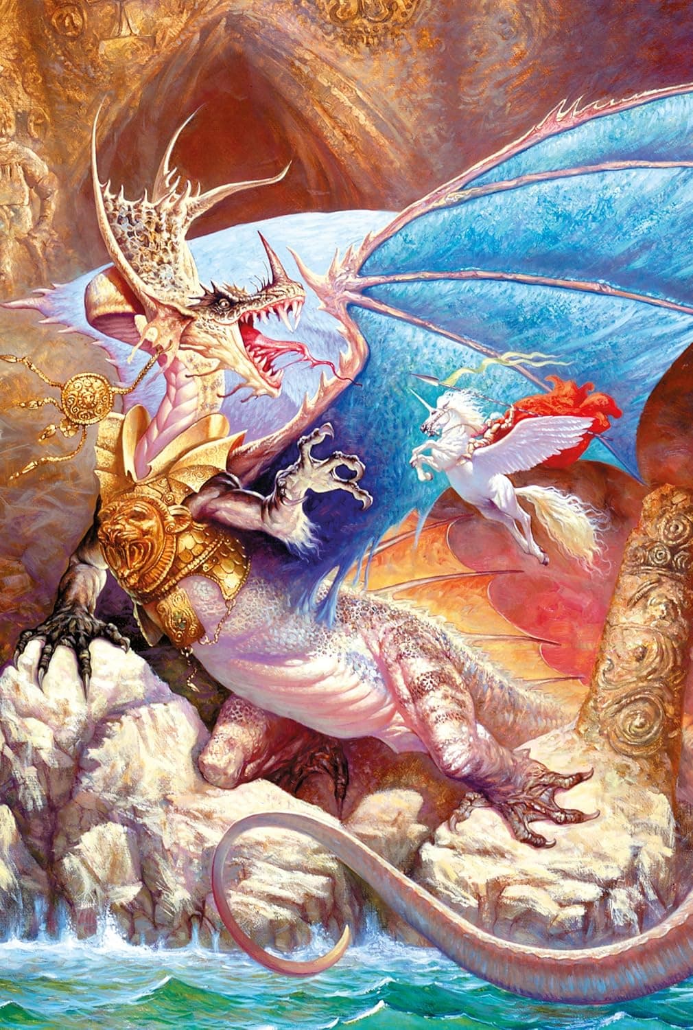 Schmidt Dragon Island Children's Jigsaw Puzzle, 200-Piece