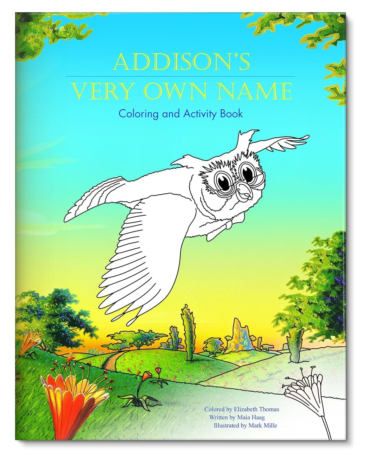 Personalized Coloring & Activity Book for Kids, Animals - I See Me!