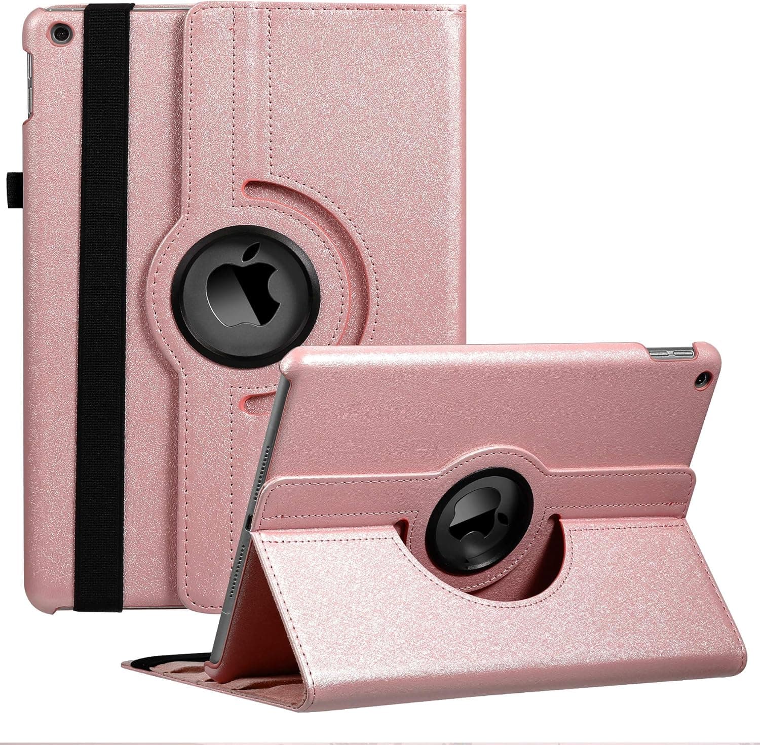 YQMYXG New iPad 8th Gen 2020 Case/iPad 7th Generation 2019 Case -Apple ipad 10.2 inch Tablet 360 Degree Rotating Smart Protective Stand case Cover with Auto Sleep/Wake Function (Rose Gold 0)