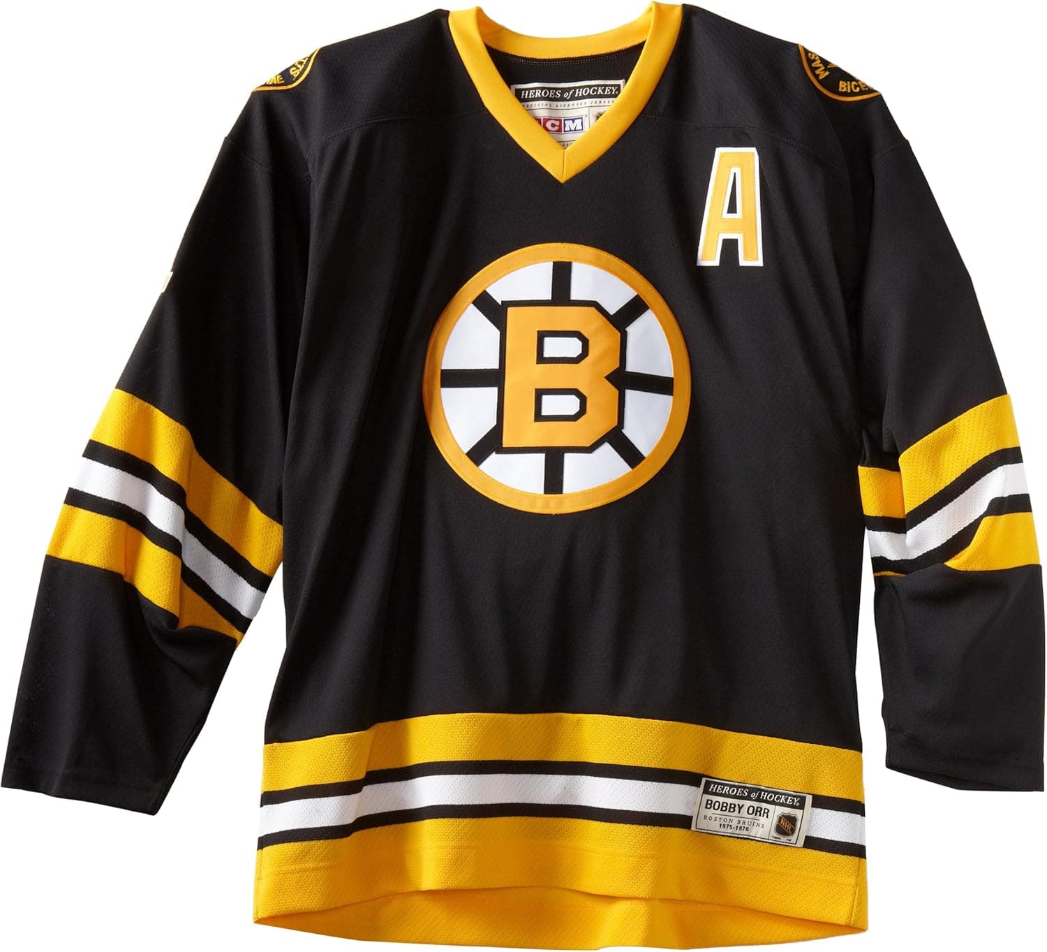 NHL Boston Bruins Bobby Orr #4 Heroes Of Hockey Jersey