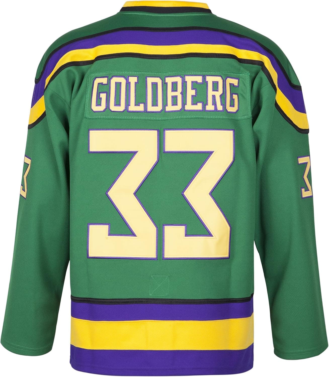 MOLPE Ducks Jersey, 96 Conway Jersey, 66 Bombay 33 Goldberg 99 Banks Jersey, Hockey Jerseys