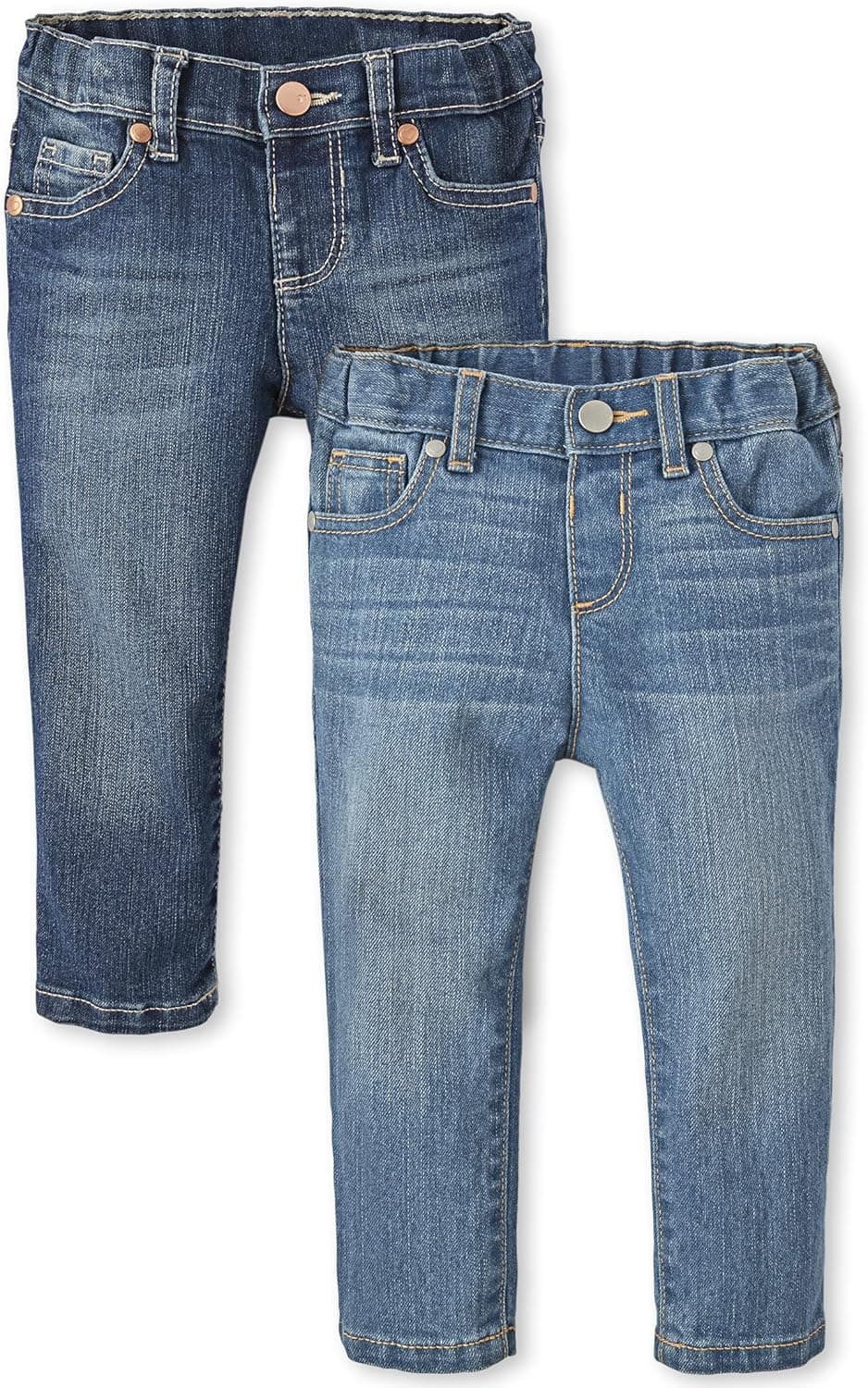 The Children's Place Baby Single and Toddler Girls Basic Skinny Jeans