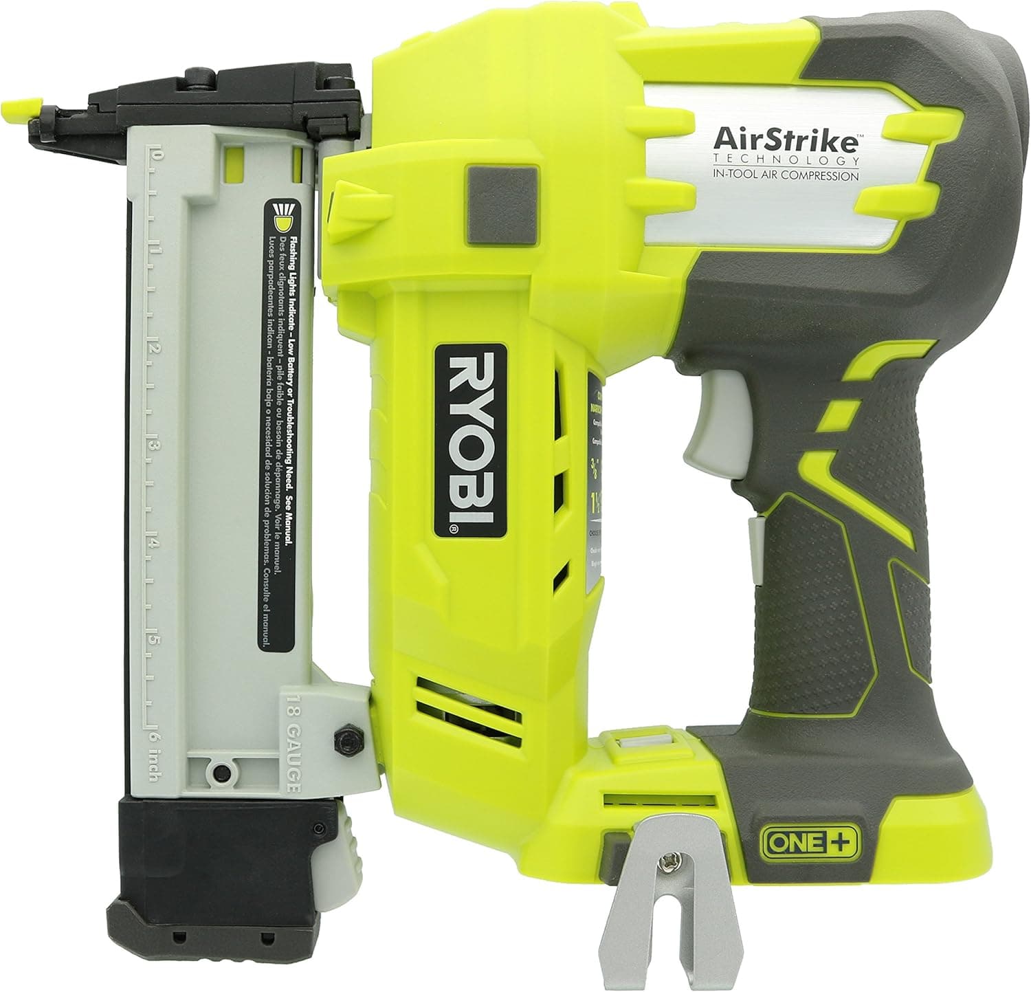 Ryobi P360 18 Volt Lithium Ion One+ 3/8 - 1 1/2 Inch Crown Stapler (Battery Not Included, Power Tool Only)