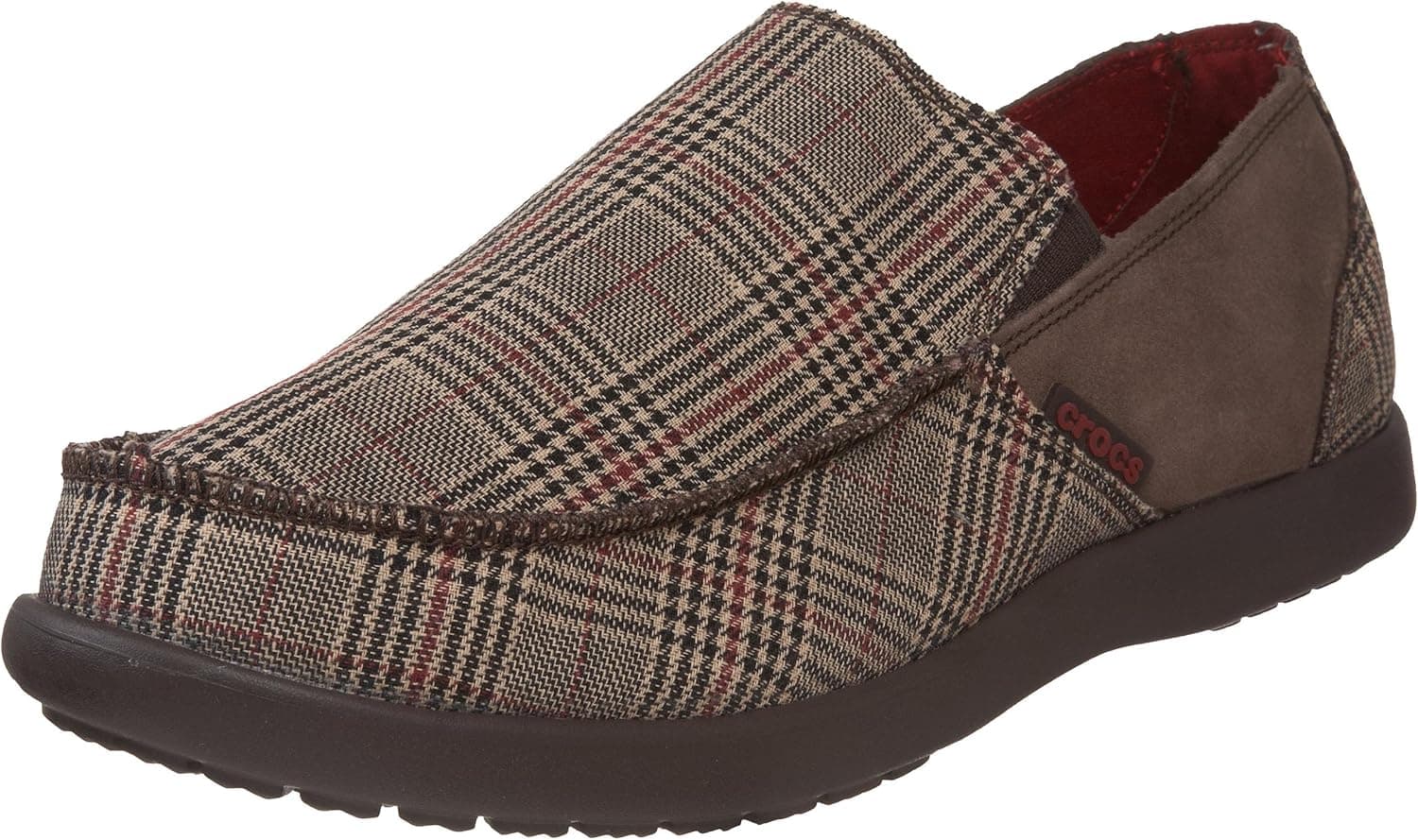Crocs Men's Santa Cruz Classic Plaid Loafer