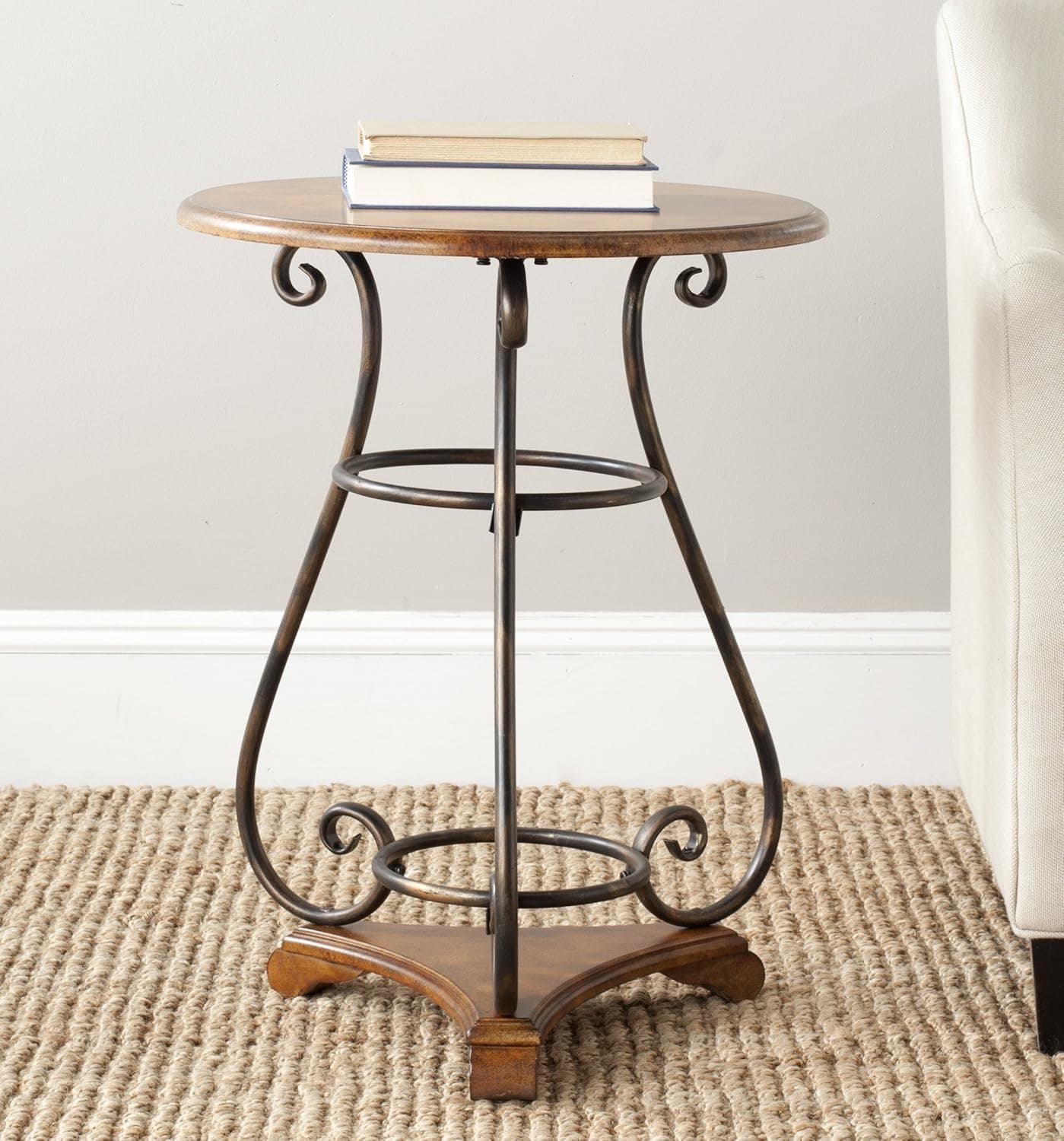 Safavieh American Homes Collection Edith Dark Brown Side Table