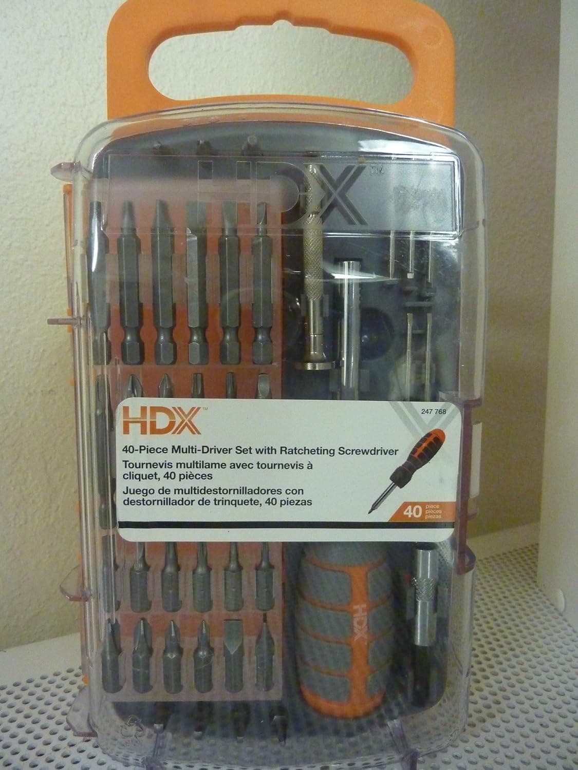 Hdx 40-piece Multi-driver Set with Ratcheting Screwdriver