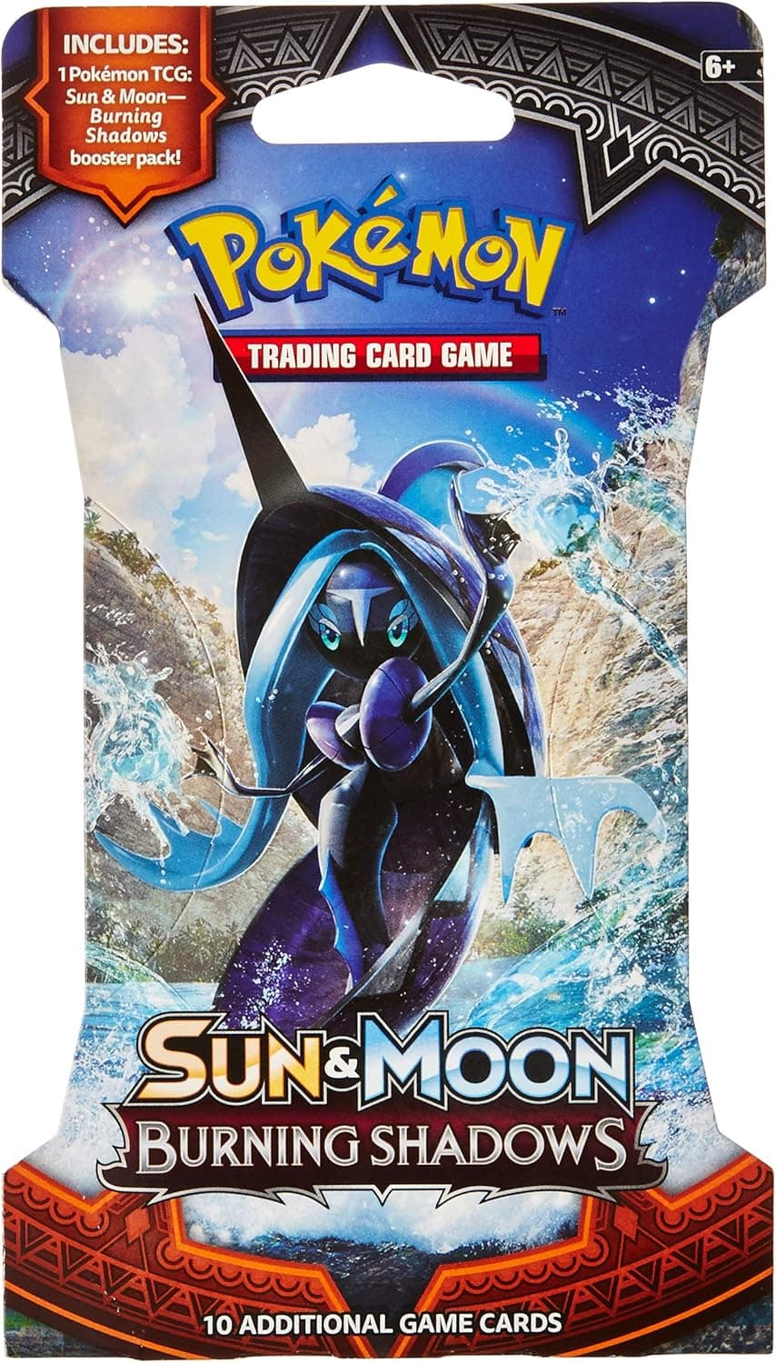 Pokemon TCG: Sun & Moon Burning Shadows, Blistered Booster Pack Containing 10 Cards with Over 140 New Cards to Collect