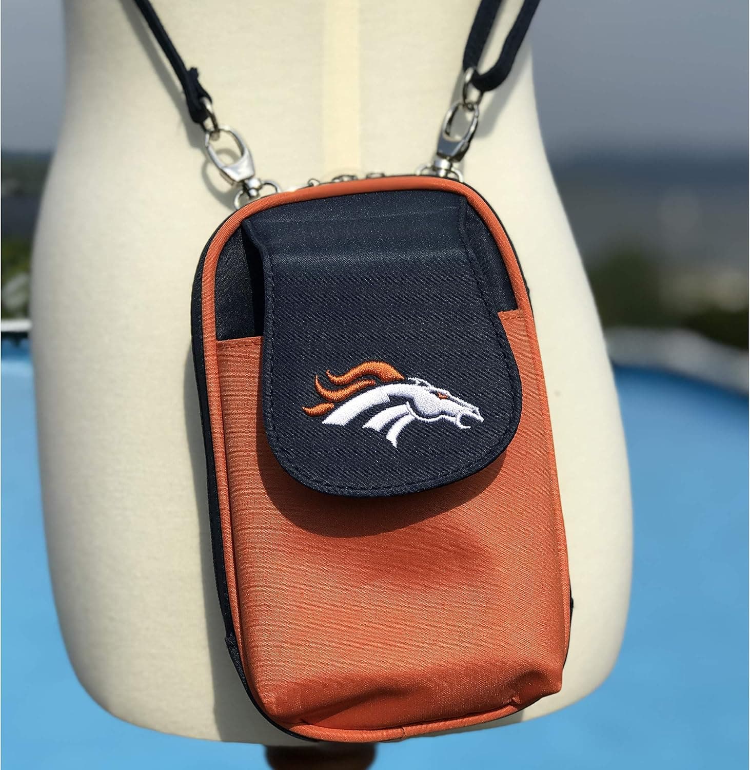 Charm14 NFL Crossbody Cell Phone Purse XL -Fits all phones