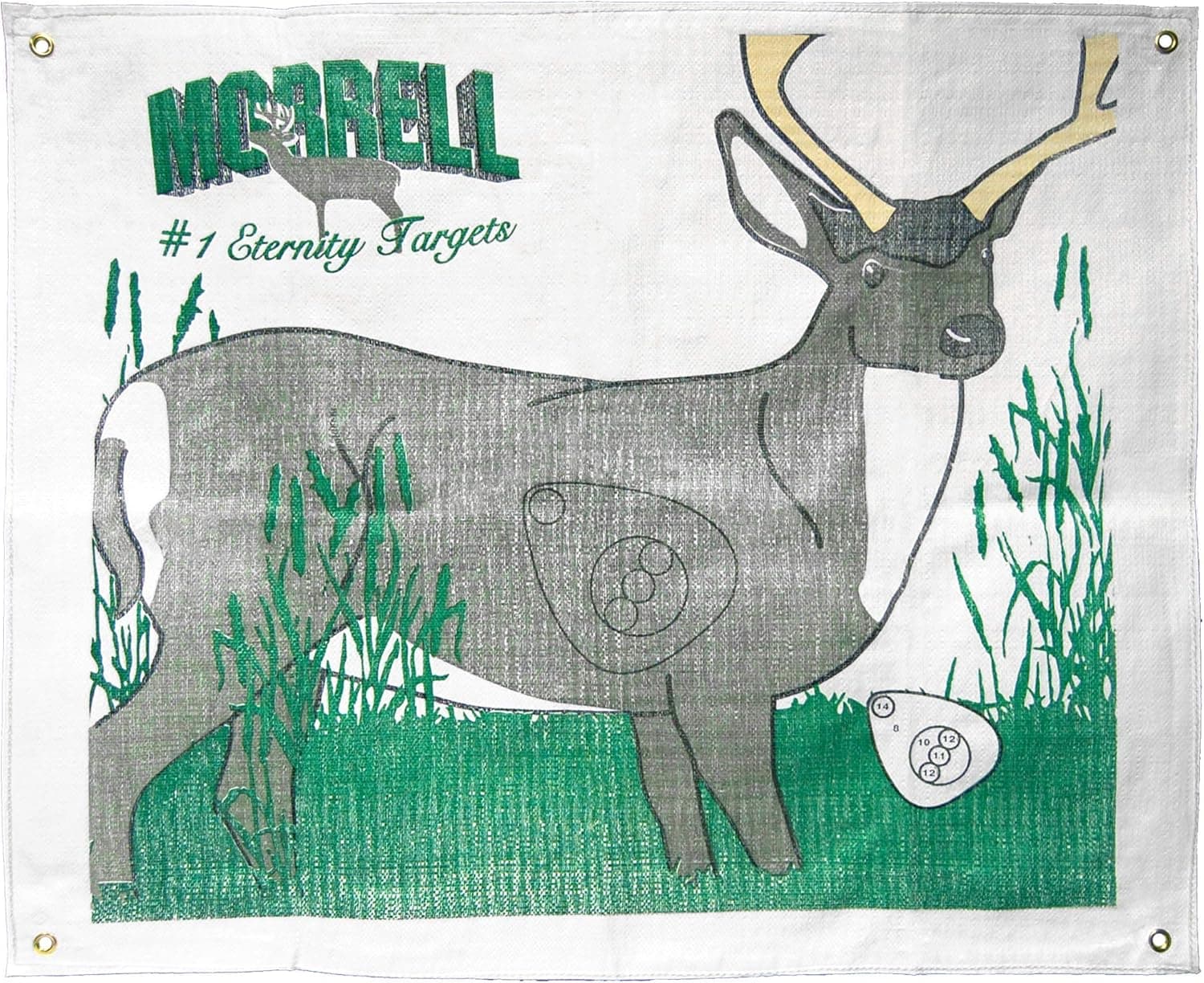Morrell Targets Polypropylene Archery Target Face, Mule Deer, Multi