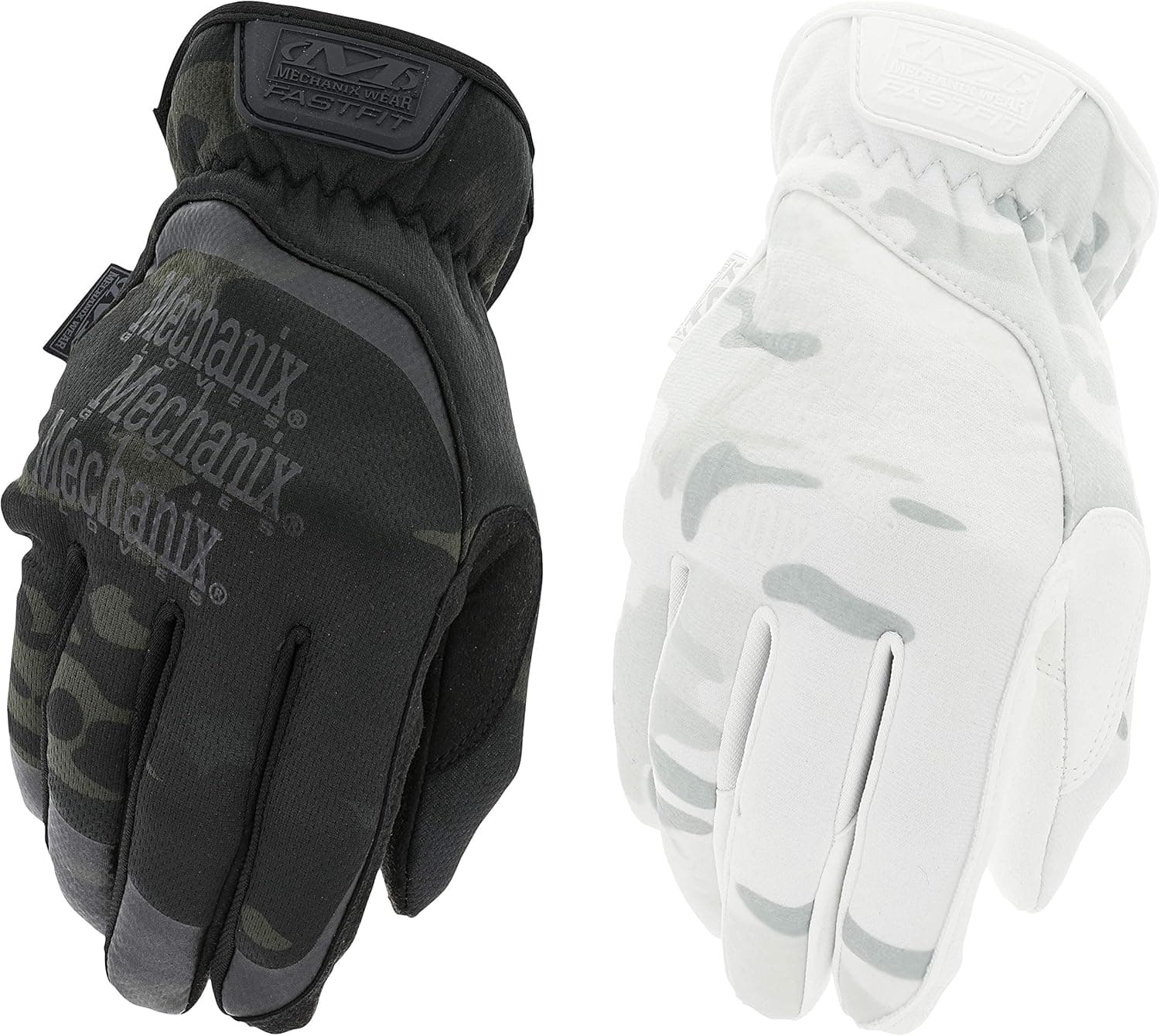 Black & Alpine Multicam Work Gloves by Mechanix Wear (X-Large, Black/White), Model:M2P-FFMC-011