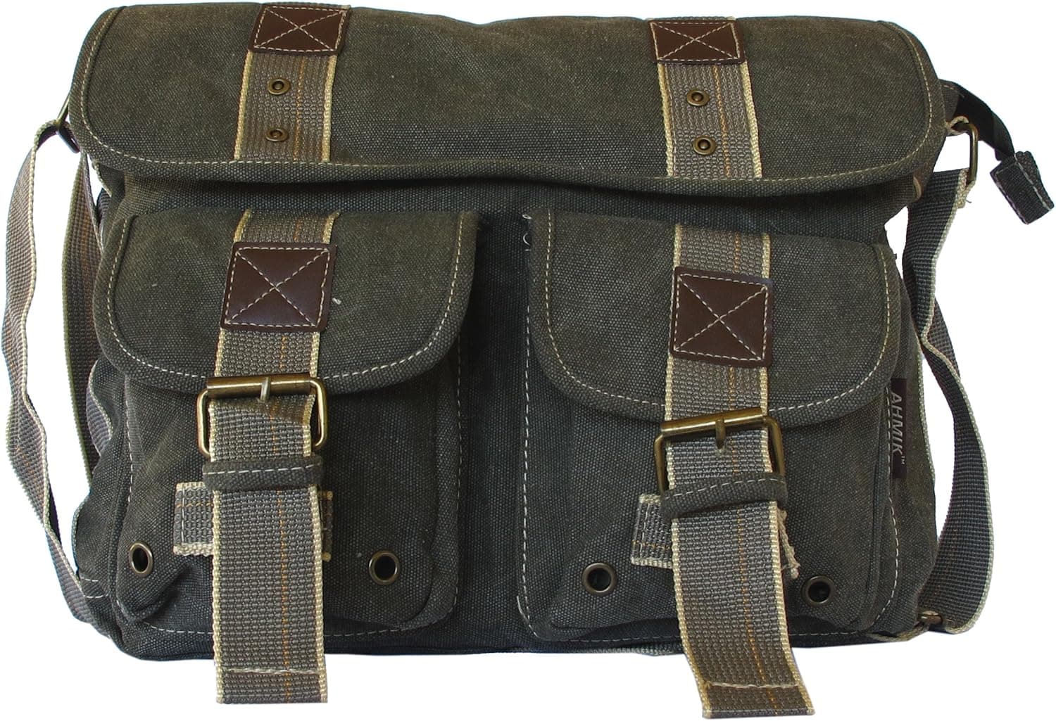 Military Style Messenger Bag Laptop Bookbag Backpack Field Bag Cross Body