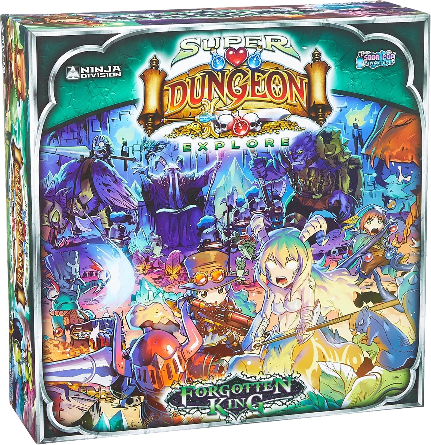 Ninja Division Soda Pop Miniatures Super Dungeon Explore Forgotten King