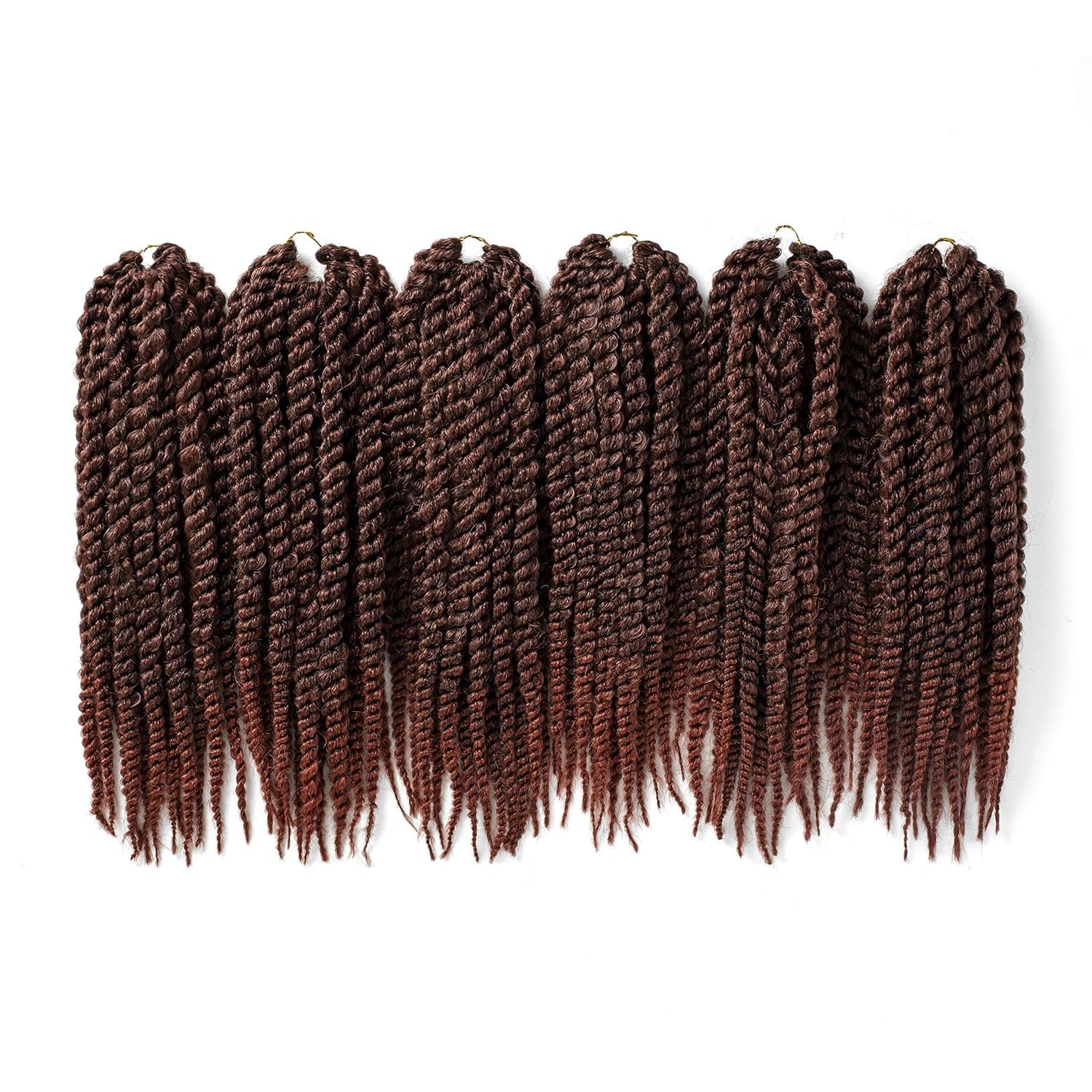 OneDor 6 Packs 18 Inch Havana Twist Crochet Hair Extensions Mambo Senegalese Twist Crochet Braids for Hair Braiding (1BT350)