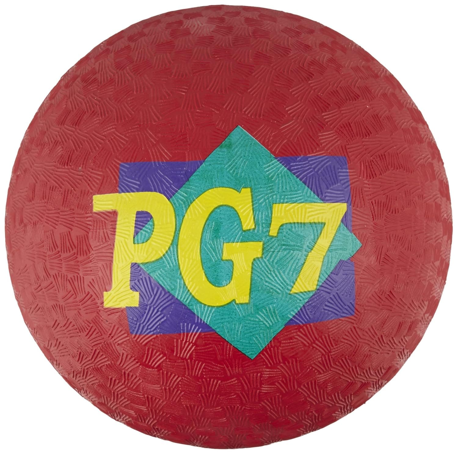 School Smart - 1293607 Playground Ball - 7 inch - Red