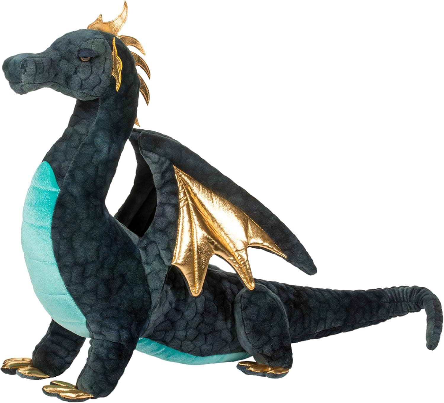 Douglas Aragon Navy Dragon Large Plush Stuffed Animal