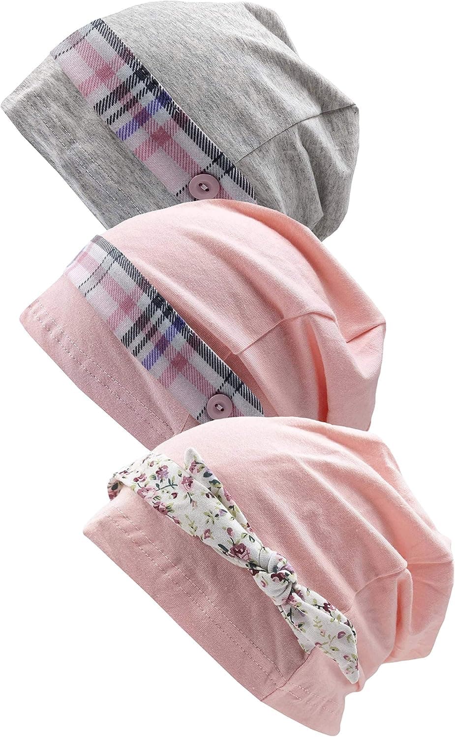 Qiabao Womens Cotton Beanie Chemo Cancer Hat Headwear Sleep Cap