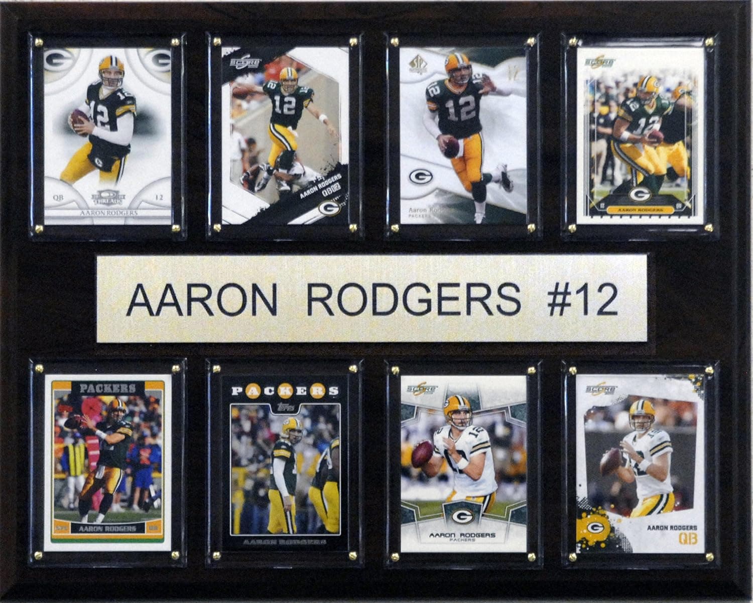 C&I Collectables NFL Green Bay Packers 8 Card Plaque