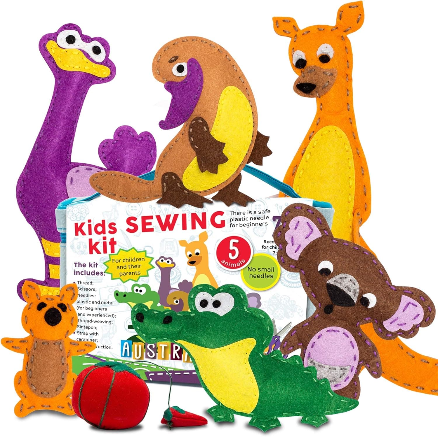 CLEVRYCAT TOYS Craft Kits for Kids | Kit Craft Kids | Kids Kit Sewing | Kid Craft Kits for Boys | Kid Craft Kits for Girls