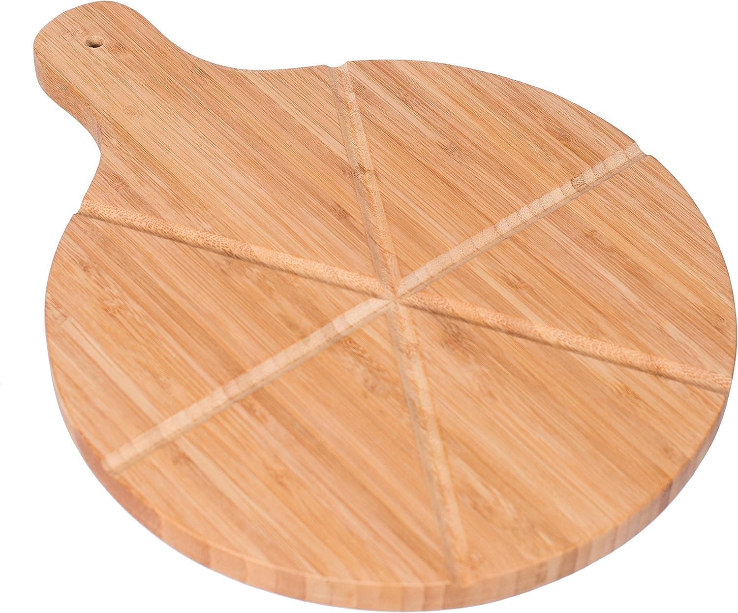 BirdRock Home Bamboo Wood Cheese Cutting Board with Handle - 14.25 x 11 - Wooden - Kitchen and Cutlery Accessories - Slice Cheese and Appetizers. - Durable